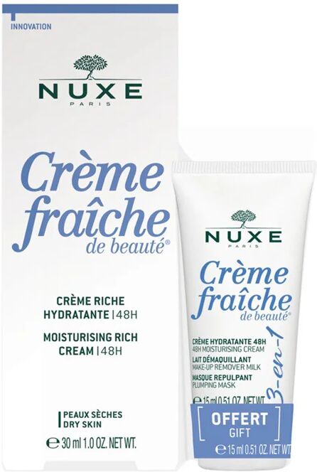 Nuxe Crème Fraiche de Beauté Riche 30ml 3 en 1 15ml