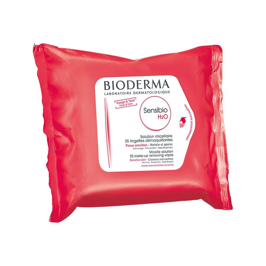 Bioderma Sensibio H2O Toallitas Limpiadoras Pieles Sensibles x25