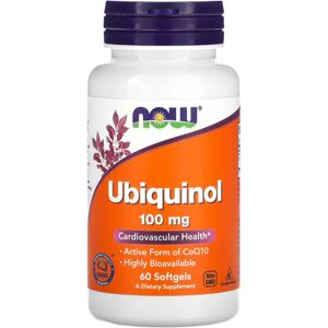 Now Foods Ahora Ubiquinol 100mg Cápsulas x60