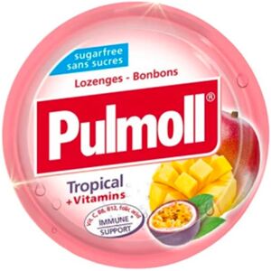 Pulmoll Pastillas Tropicales + Vitaminas 45g