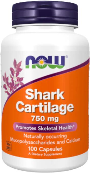 Now Foods Now Cartílago de Tiburón 750mg Cápsulas x100