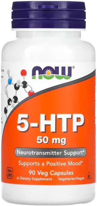 Now Foods Ahora 5-HTP 50mg Cápsulas x90