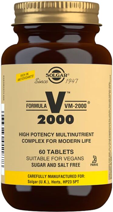 Solgar VM-2000 Comprimidos Multivitamínicos x60