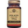 Solgar Folacina (Ácido Fólico) 400mcg Comprimidos x100