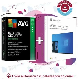 Windows 10 Pro + Avg Internet Security