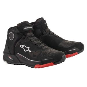 ALPINESTARS Zapatillas CR-X Drystar Botas Negro-camuflaje-rojo 10.5 (EU 43.5)
