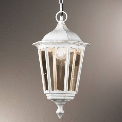 Orion Lámpara colgante Puchberg para exterior blanco-oro Puchberg, atenuable, Blanco / Ópalo, Aluminio, Clásico Orion Lámpara colgante Puchberg para exterior blanco-oro Puchberg, atenuable, Blanco / Ópalo, Aluminio, Clásico