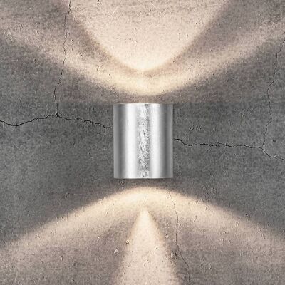 Nordlux Lámpara de pared LED para exteriores Canto 2, Aluminio / Gris / Cinc, Aluminio, Moderno, Lámpara de pared Led exterior Nordlux Lámpara de pared LED para exteriores Canto 2, Aluminio / Gris / Cinc, Aluminio, Moderno, Lámpara de pared Led exterior