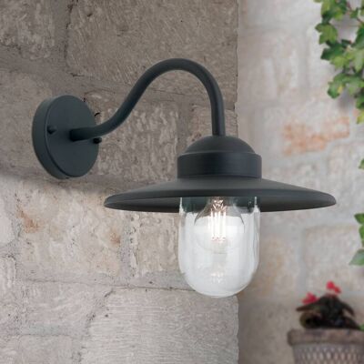 Orion Aplique exterior Edward, atenuable, Aluminio / Gris / Cinc, Aluminio, Vintage, Lámpara de pared exterior Orion Aplique exterior Edward, atenuable, Aluminio / Gris / Cinc, Aluminio, Vintage, Lámpara de pared exterior