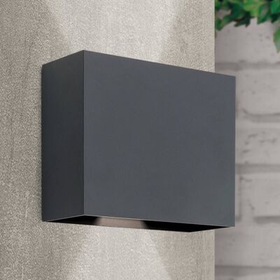 Orion Lámpara de pared LED para exteriores Akzent, Aluminio / Gris / Cinc, Metal, Moderno, Lámpara de pared Led exterior Orion Lámpara de pared LED para exteriores Akzent, Aluminio / Gris / Cinc, Metal, Moderno, Lámpara de pared Led exterior