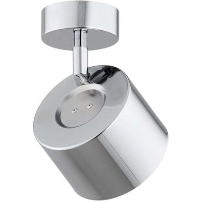 Downlight Chloe, orientable, 1 luz, acero cromado Chloe Argon, atenuable, Cromo / Plata, Salón / Comedor, Metal, Moderno, Foco Downlight Chloe, orientable, 1 luz, acero cromado Chloe Argon, atenuable, Cromo / Plata, Salón / Comedor, Metal, Moderno, Foco