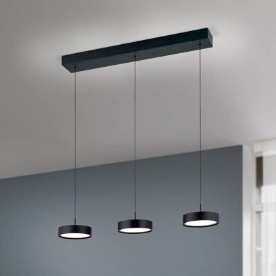 Orion Lámpara colgante LED Teide, atenuable, Negro, Salón / Comedor, Metal, Moderno Orion Lámpara colgante LED Teide, atenuable, Negro, Salón / Comedor, Metal, Moderno