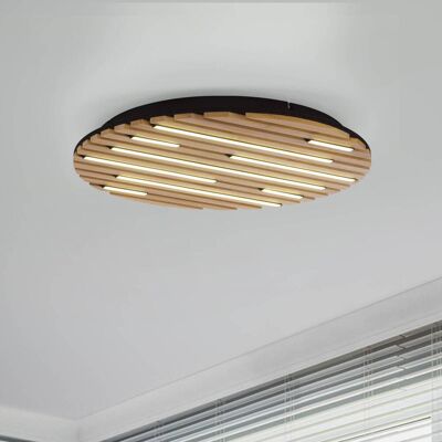Paul Neuhaus - 6421-79 - Q-AKUSTIK - Holz-natur - Lámpara LED de techo Paul Neuhaus - 6421-79 - Q-AKUSTIK - Holz-natur - Lámpara LED de techo