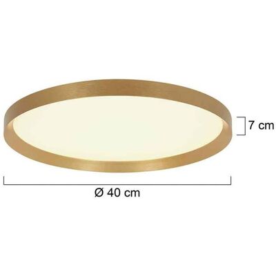 Lámpara de Techo Blanca de Metal 40cm LED - Luz de Techo Lámpara de Techo Blanca de Metal 40cm LED - Luz de Techo