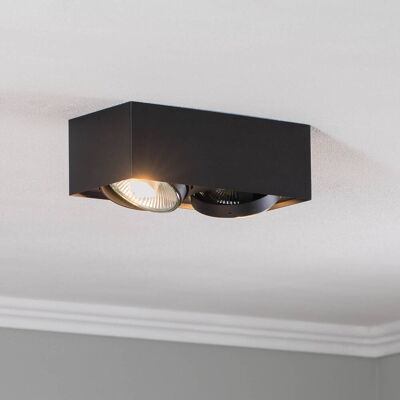 Euluna Ronda Foco de techo - 2 luces, negro Euluna Ronda Foco de techo - 2 luces, negro