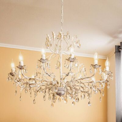 Lámpara de araña de cristal Euluna - 12 luces - Diseño elegante Lámpara de araña de cristal Euluna - 12 luces - Diseño elegante