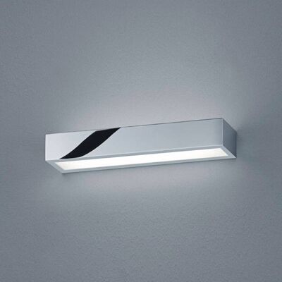Lámpara de espejo LED Theia en cromo 30 cm - Helestra Lámpara de espejo LED Theia en cromo 30 cm - Helestra