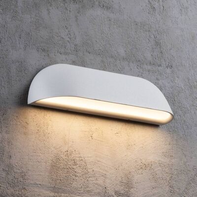 Nordlux Lámpara de pared LED para exteriores Front 26, Blanco / Ópalo, Metal, Moderno, Lámpara de pared Led exterior Nordlux Lámpara de pared LED para exteriores Front 26, Blanco / Ópalo, Metal, Moderno, Lámpara de pared Led exterior