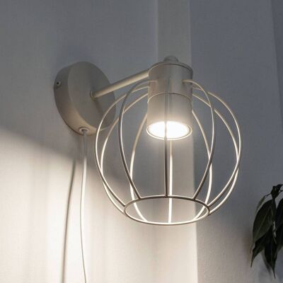 Aplique de pared STARLIGHT HELAM, Crema / Ámbar, Salón / Comedor, Metal, Lámpara de pared Aplique de pared STARLIGHT HELAM, Crema / Ámbar, Salón / Comedor, Metal, Lámpara de pared