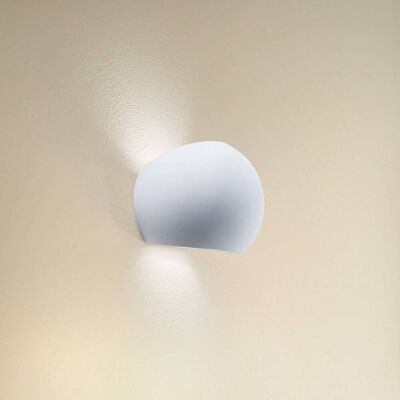 SOLLUX LIGHTING Aplique Bullet cerámica en blanco - Lámpara de pared SOLLUX LIGHTING Aplique Bullet cerámica en blanco - Lámpara de pared