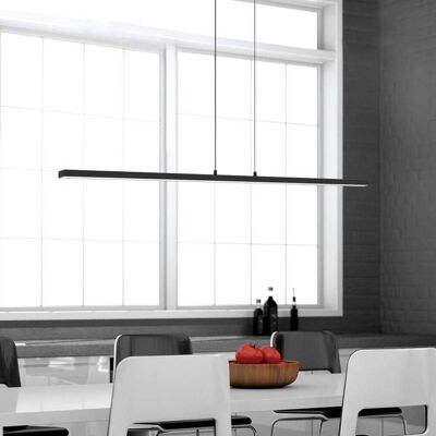 Steinhauer Lámpara colgante LED Bande, atenuable, Negro, Salón / Comedor, Metal, Moderno Steinhauer Lámpara colgante LED Bande, atenuable, Negro, Salón / Comedor, Metal, Moderno