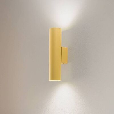 Aplique de pared Cerro Argon, atenuable, Amarillo / Naranja, Salón / Comedor, Metal, Moderno, Lámpara de pared Aplique de pared Cerro Argon, atenuable, Amarillo / Naranja, Salón / Comedor, Metal, Moderno, Lámpara de pared