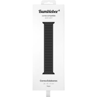 Correa para Apple Watch 40/41 mm Eslabones Negro de Bumblebee Correa para Apple Watch 40/41 mm Eslabones Negro de Bumblebee