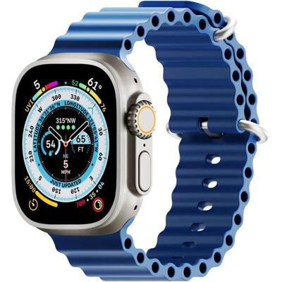 Correa para Apple Watch 45/49 mm H2O Azul de Next One Correa para Apple Watch 45/49 mm H2O Azul de Next One