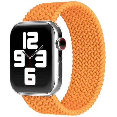 Correa para Apple Watch 40/41 S Solo Loop trenzada Naranja de Stoband Correa para Apple Watch 40/41 S Solo Loop trenzada Naranja de Stoband