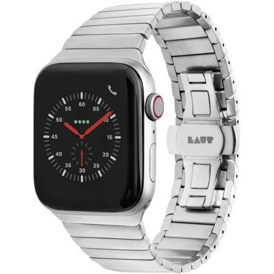 Correa para Apple Watch 42/44/45 mm Links Plata de Laut Correa para Apple Watch 42/44/45 mm Links Plata de Laut