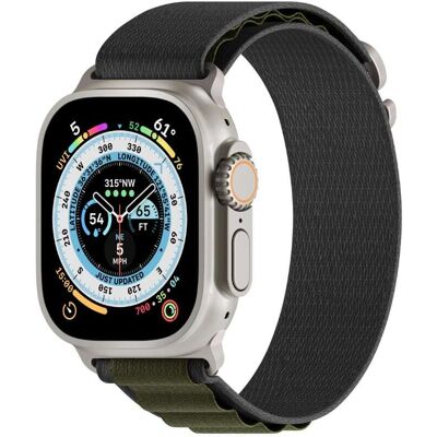 Correa para Apple Watch 45/49 mm Adventure Gris/Verde de Next One Correa para Apple Watch 45/49 mm Adventure Gris/Verde de Next One