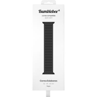 Correa para Apple Watch 44/45 mm Eslabones Negro de Bumblebee Correa para Apple Watch 44/45 mm Eslabones Negro de Bumblebee
