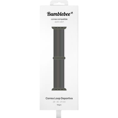 Correa para Apple Watch 44/45 mm Loop Negro de Bumblebee Correa para Apple Watch 44/45 mm Loop Negro de Bumblebee