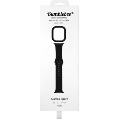 Pack Correa + Carcasa para Apple Watch 40/41 mm Negro de Bumblebee Pack Correa + Carcasa para Apple Watch 40/41 mm Negro de Bumblebee