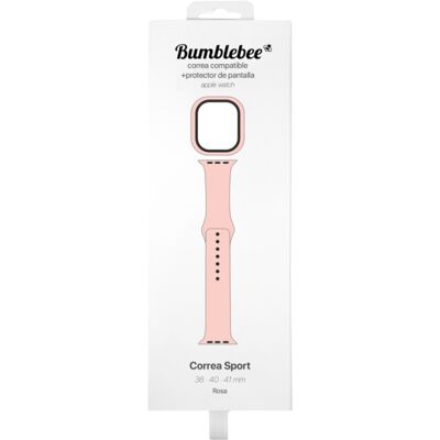 Pack Correa + Carcasa para Apple Watch 40/41 Rosa de Bumblebee Pack Correa + Carcasa para Apple Watch 40/41 Rosa de Bumblebee