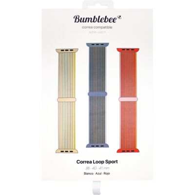 Pack correas para Apple Watch 40/41 mm Loop de Bumblebee Pack correas para Apple Watch 40/41 mm Loop de Bumblebee