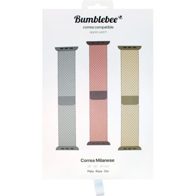 Pack correas para Apple Watch 40/41 mm Milanese de Bumblebee Pack correas para Apple Watch 40/41 mm Milanese de Bumblebee