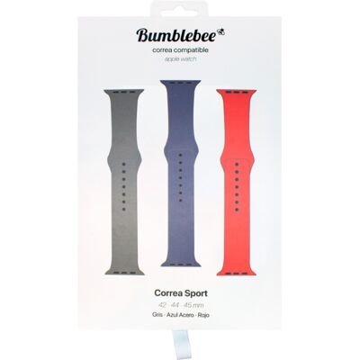 Pack correas para Apple Watch 44/45 mm Deportivas de Bumblebee Pack correas para Apple Watch 44/45 mm Deportivas de Bumblebee