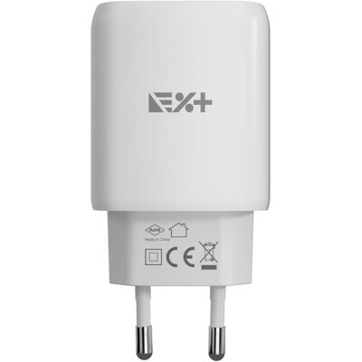 Adaptador de corriente Dual USB-C/USB-A de 30W de Next One Adaptador de corriente Dual USB-C/USB-A de 30W de Next One