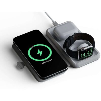 Cargador inalámbrico Xtorm XWF31 - Plegable, Carga rápida para iPhone, AirPods y Reloj Cargador inalámbrico Xtorm XWF31 - Plegable, Carga rápida para iPhone, AirPods y Reloj
