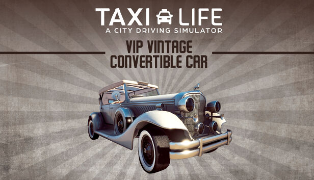 Nacon Taxi Life: A City Driving Simulator - VIP Vintage Convertible Car