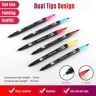 TOMTOP JMS 100 marcadores de colores Set Double Tipped Colored Pens Fine Point Art Markers for Kids Adult Coloring
