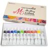 Glory House Jong Ie Nara New Water Marbling Paint Juego de tubos de 12 colores, 12 ml cada uno