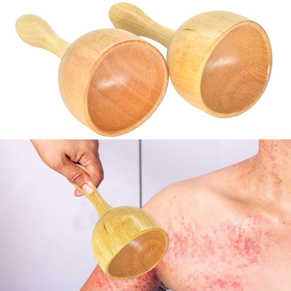 hangzhous Taza de masaje para mujer, Spa para esculpir el cuerpo, taza de madera de sándalo, masajeador Gua Sha, taza anticelulítica