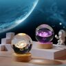 Fantastic House Bola de cristal 3D, Planeta de cristal, Sistema Solar grabado con láser, globo, regalo de astronomía, regalo de cumpleaños, esfera de cristal, decoración del hogar