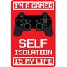 Grindstore Im A Gamer Self Isolation Is My Life Placa