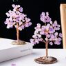 youxiwang Árbol de la suerte de cuarzo, único, buen significado, púrpura, riqueza y suerte, cristal de imitación Natural, accesorios para el hogar