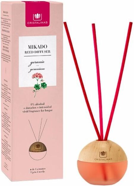 CRISTALINAS - MIKADO ESFERA ambientador 0% geranio 20 ml