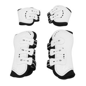 Horse Tendon Boots Shock Absorbing Adjustable Horse Front Hind Boots Fetlock Boots for Leg Protectio