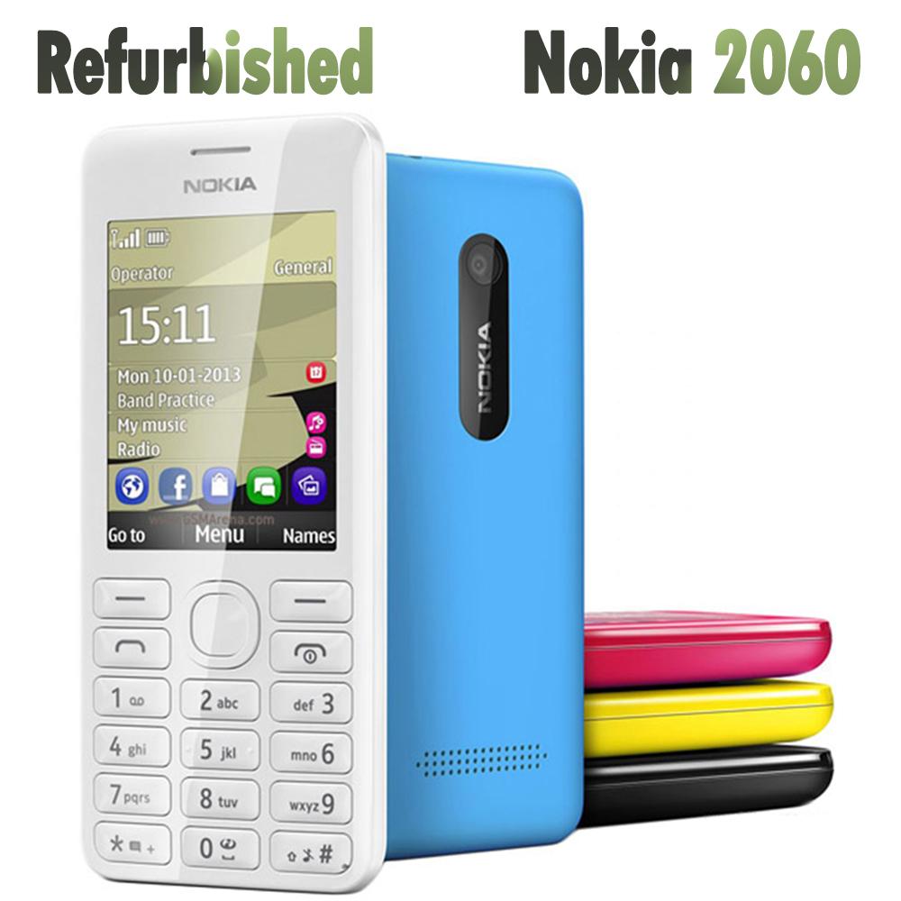 Nokia Teléfono móvil Nokia original Nokia 2060 Dual SIM reacondicionado